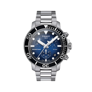 Tissot Seastar 1000 Chronograph T120.417.11.041.01 - bracciale e cassa acciaio - quadrante blu con cronografo e datario